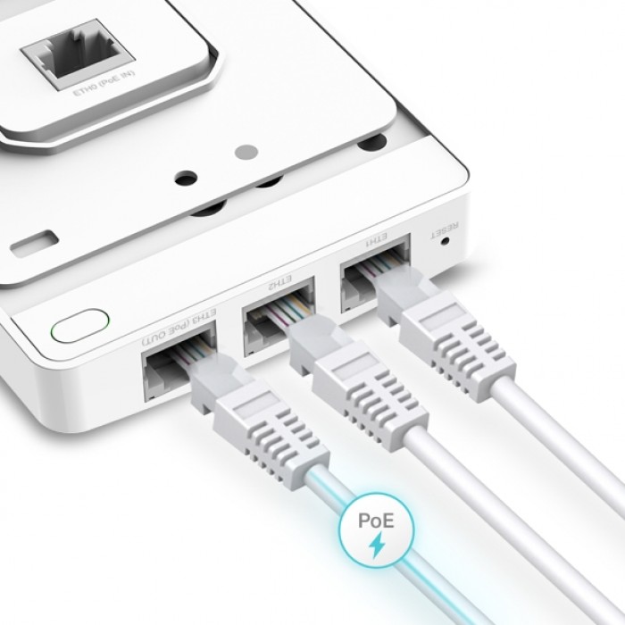TP-LINK EAP235-Wall AC1200 Wireless MU-MIMO Gigabit Wall Plate Access Point Price in Qatar - Image 3