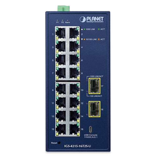 Planet IGS-4215-16T2S / IGS-4215-16T2S-U L2+ Ring Managed Gigabit Ethernet Switch - Price in Qatar - Image 5